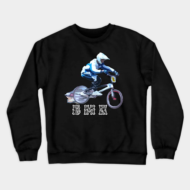 bmx Crewneck Sweatshirt by rickylabellevie